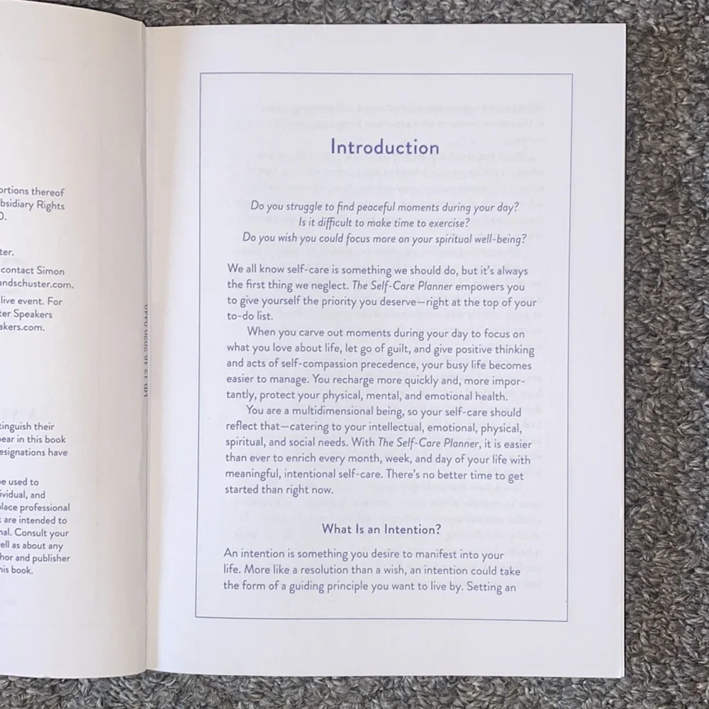 The Self - Care Planner A Weekly Guide To Prioritize You by Meera Lester